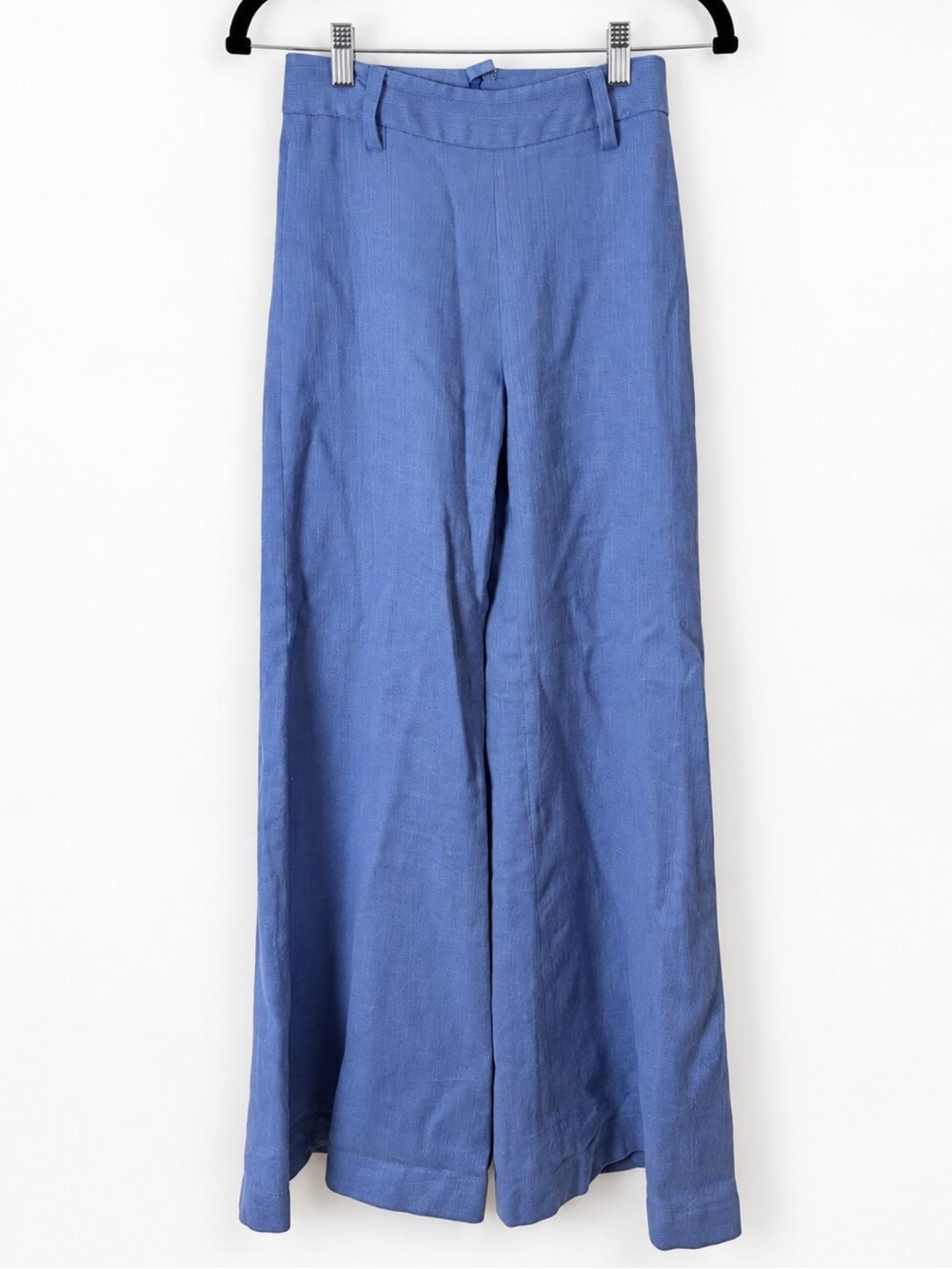 ALEXIS XS Cornflower Blue High Rise Wide Leg Palazzo Pants